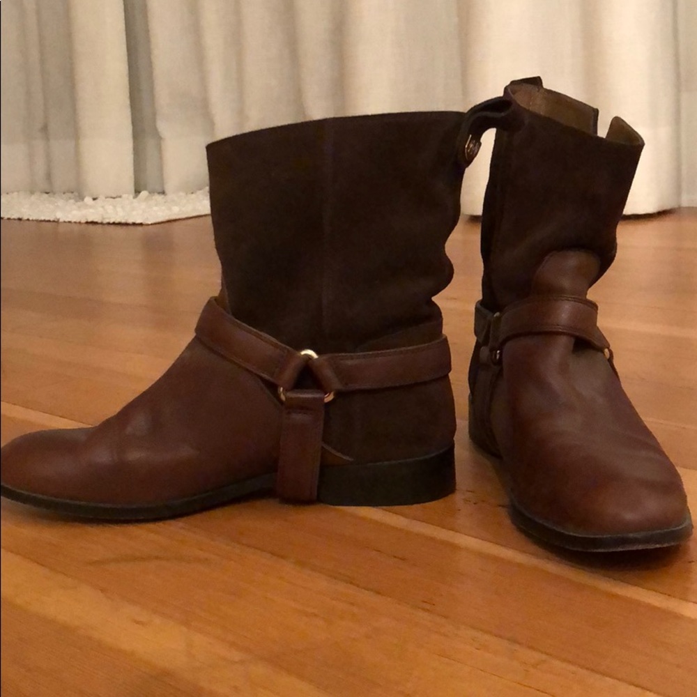Massimo Dutti biker boots